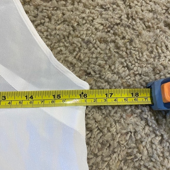 Jenni Kayne Women’s Silk Slip V Neck Side Slits White Size XS - Picture 6 of 7